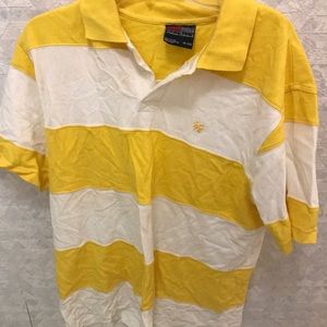 Yellow/white polo